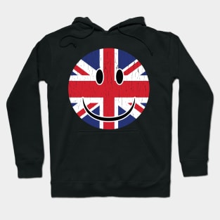 Smiley UK Flag Fan Smiley UK Fan Gift Hoodie